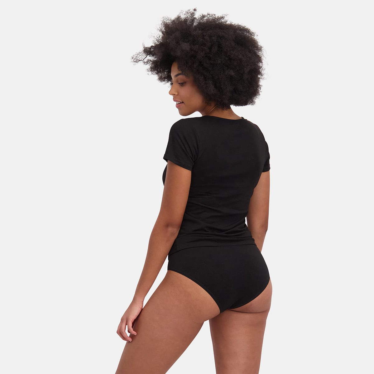 Bamboo Basics - Hip Slips Mila  - Zwart