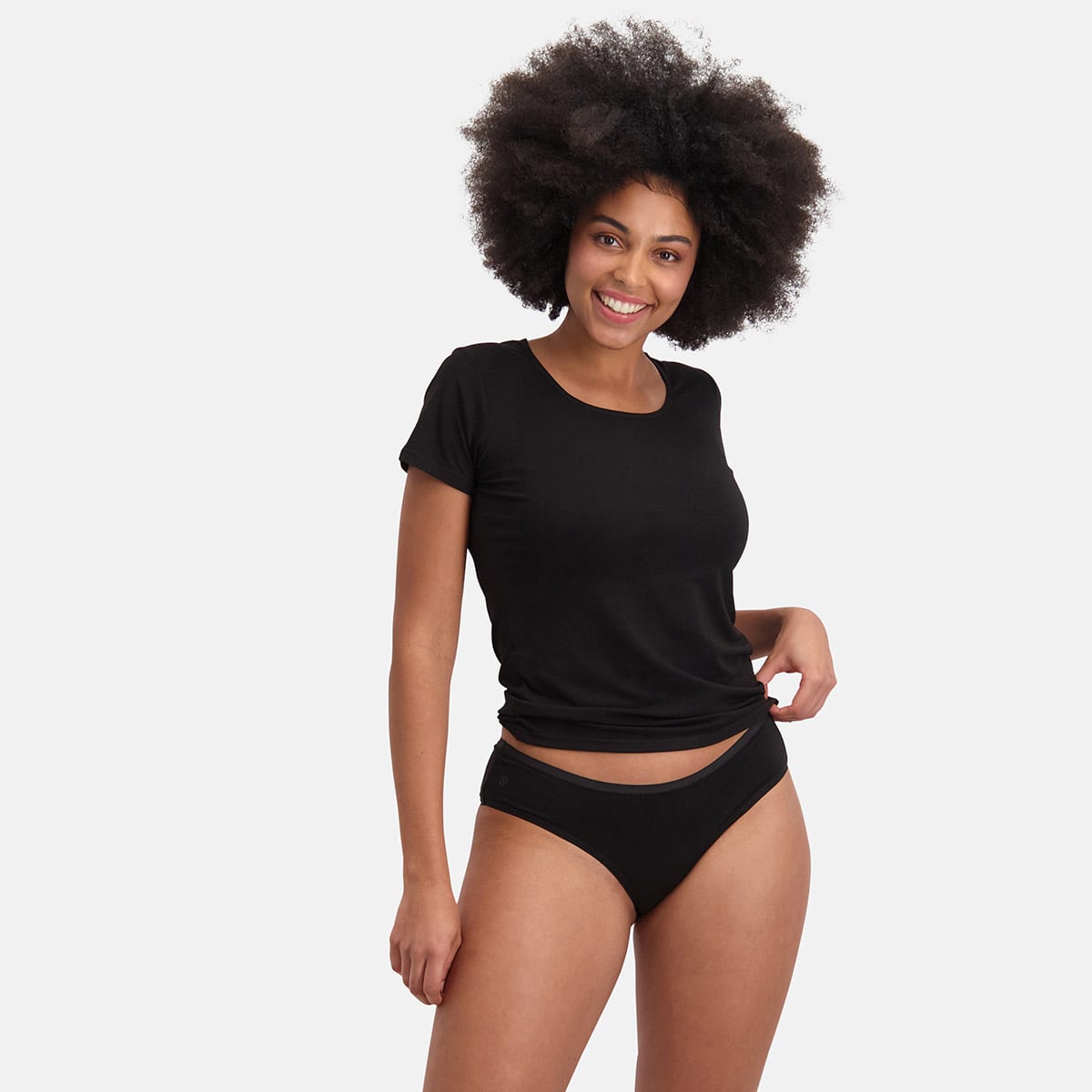 Bamboo Basics - Hip Slips Mila  - Zwart