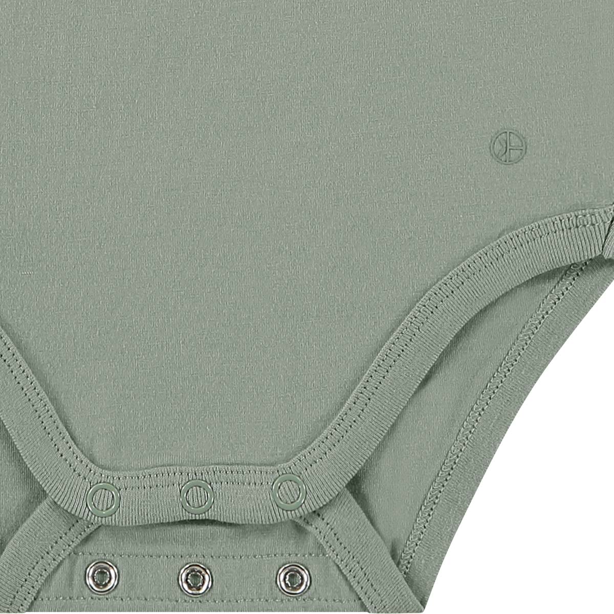 Bamboo Basics - Romper korte mouw MIKKY  - Off White, Groen & Blauw