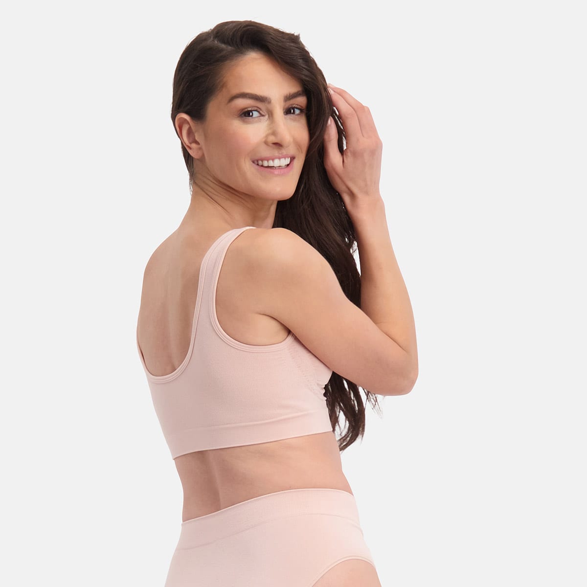 Bamboo Basics - Seamless Bra Nova  - Roze