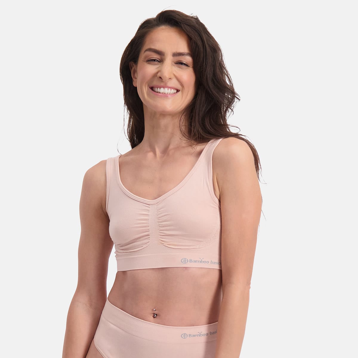 Bamboo Basics - Seamless Bra Nova  - Roze