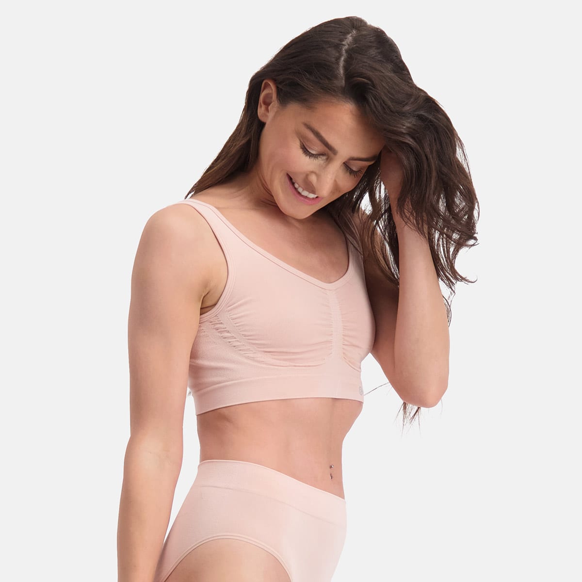 Bamboo Basics - Seamless Bra Nova  - Roze