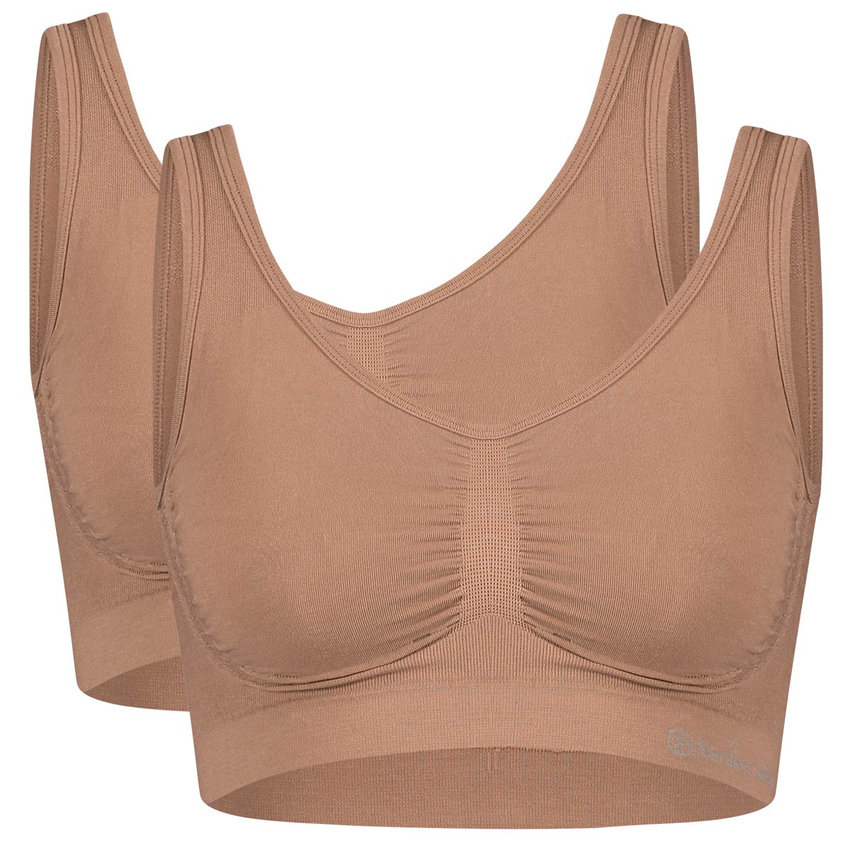 Bamboo Basics Seamless Bra Nova  - Tan - pack shot