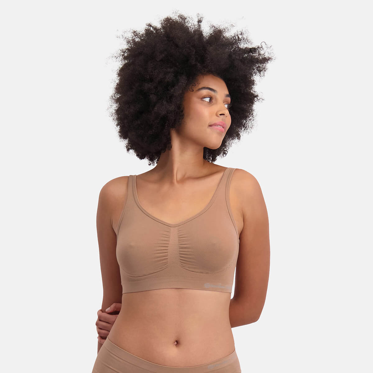 Bamboo Basics - Seamless Bra Nova  - Tan