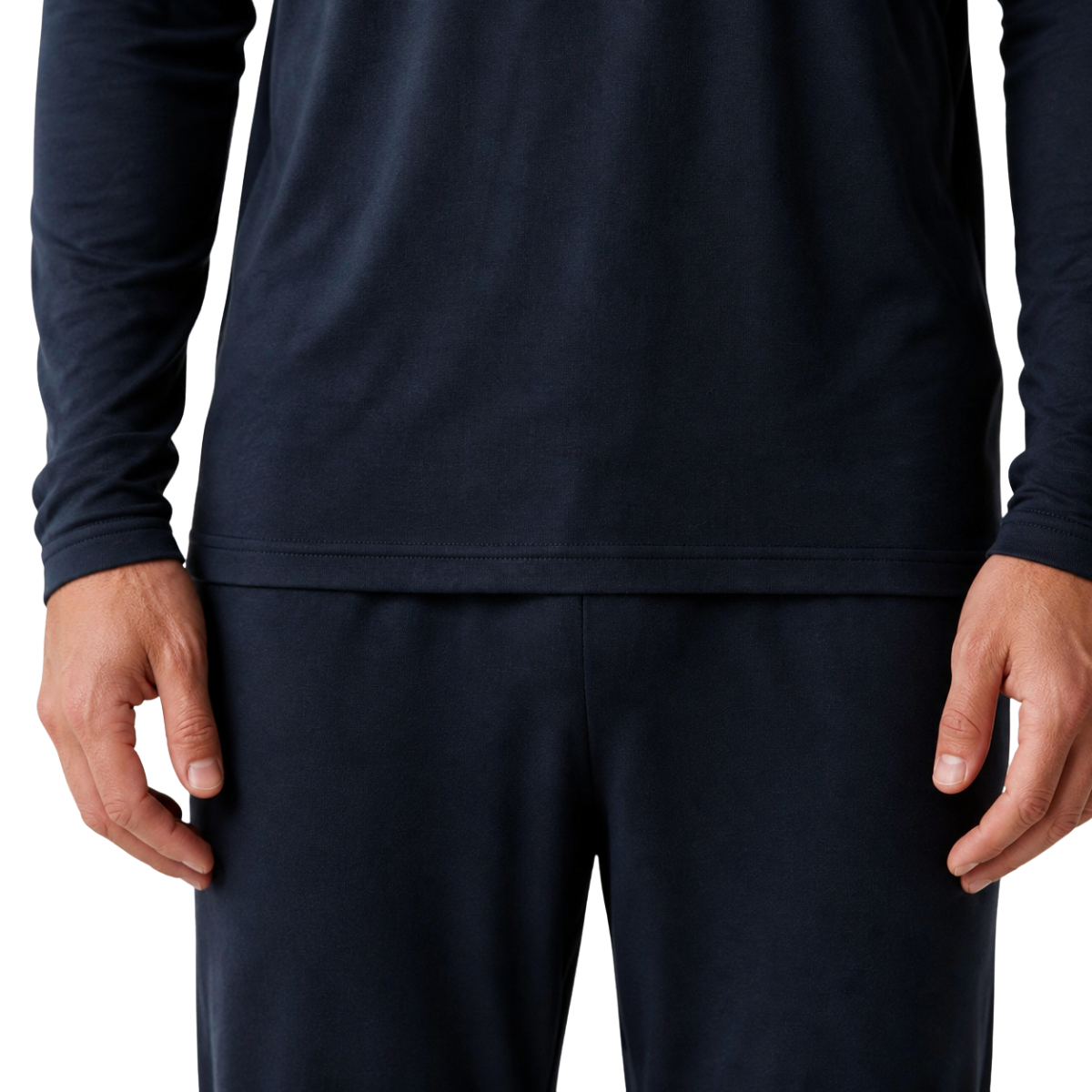 Pyjama set lange mouw Nino - Donker blauw