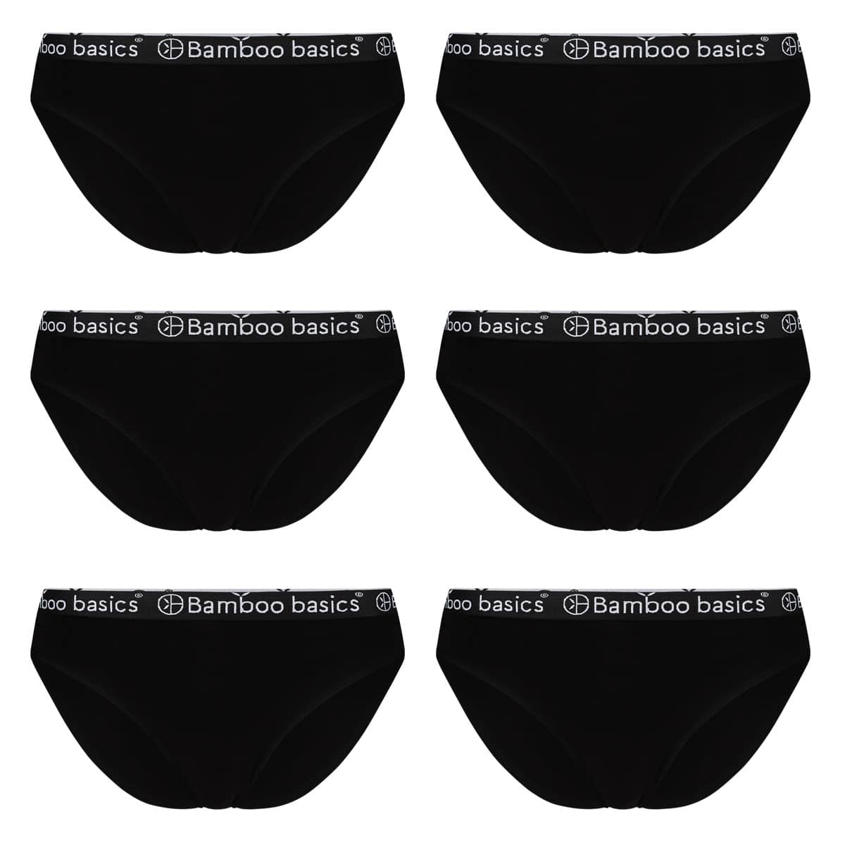 Bamboo Basics Voordeelbundel: Slips Yara  – Zwart - pack shot