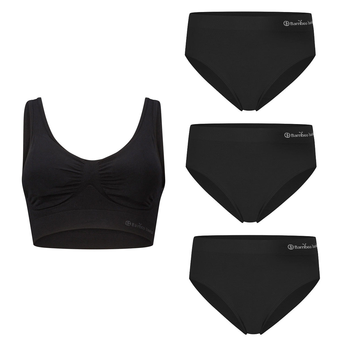 Voordeelbundel: Seamless Padded Bra + Full Brief - pack shot