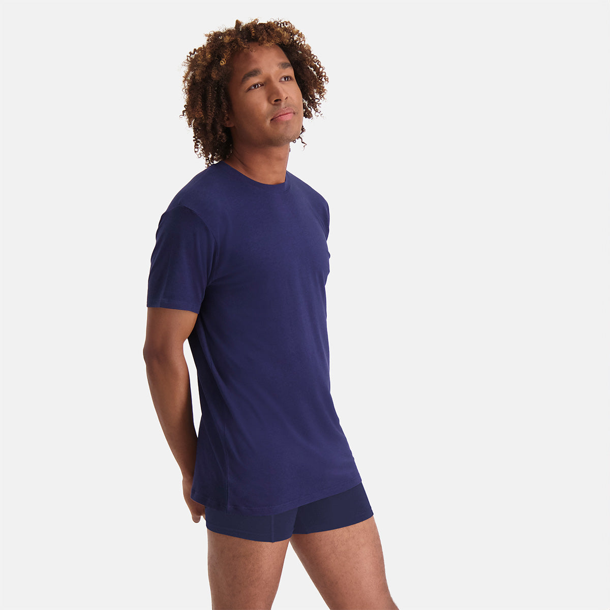 Voordeelbundel: T-shirts ronde hals + Boxershorts - Navy