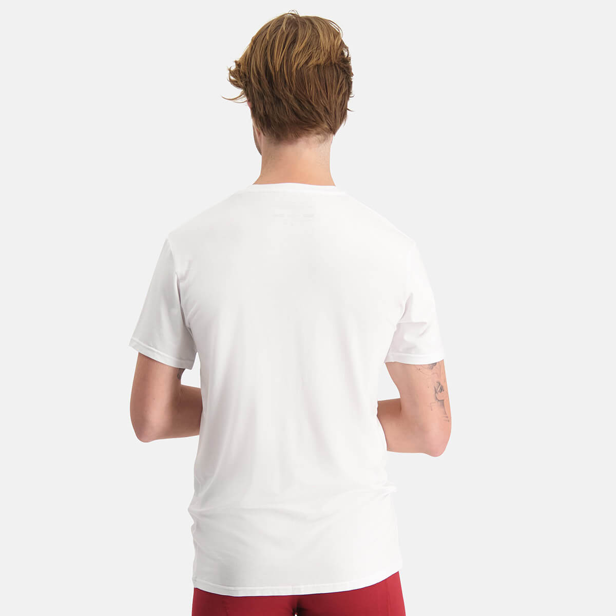 Bamboo Basics - T-Shirts Ray ronde hals  - Wit