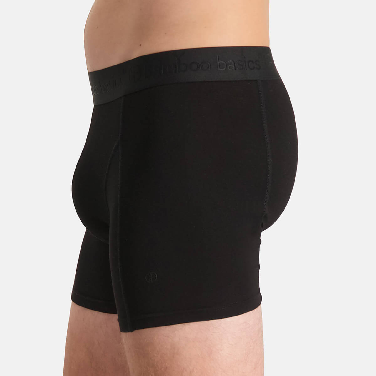 Bamboo Basics - Boxershorts Rick  - Bordeaux Rood, Zwart & Zwart