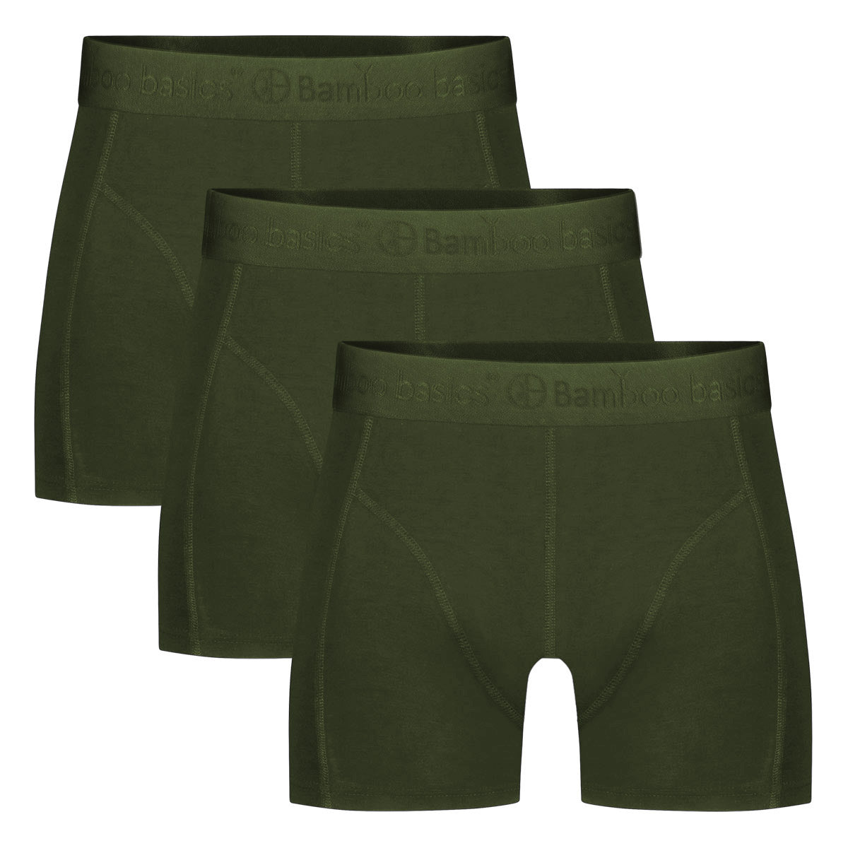 Bamboo Basics Boxershorts Rico - Army Ton Sur Ton - pack shot