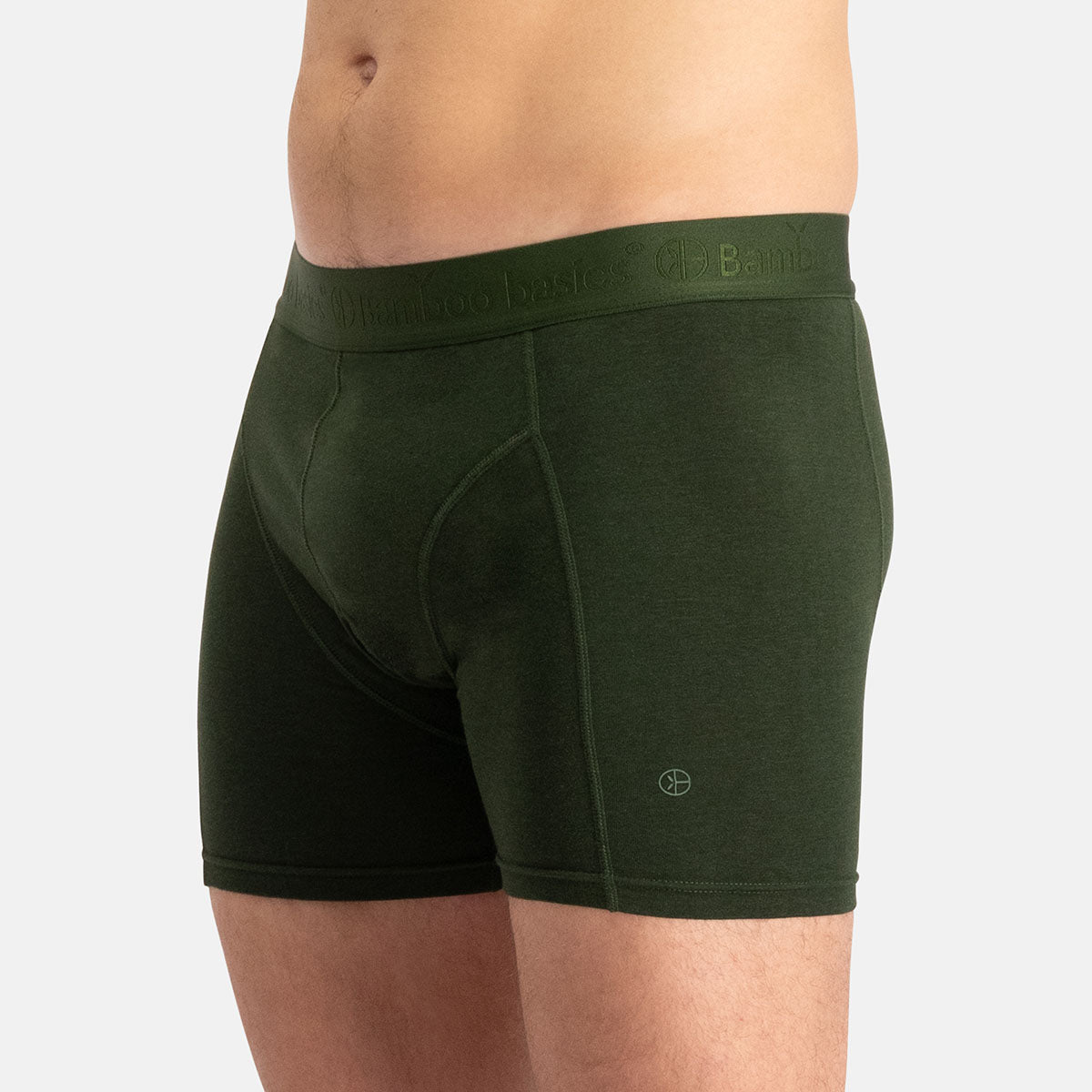 Bamboo Basics - Boxershorts Rico  - Zwart, Jeans Melange, Blauw & Army