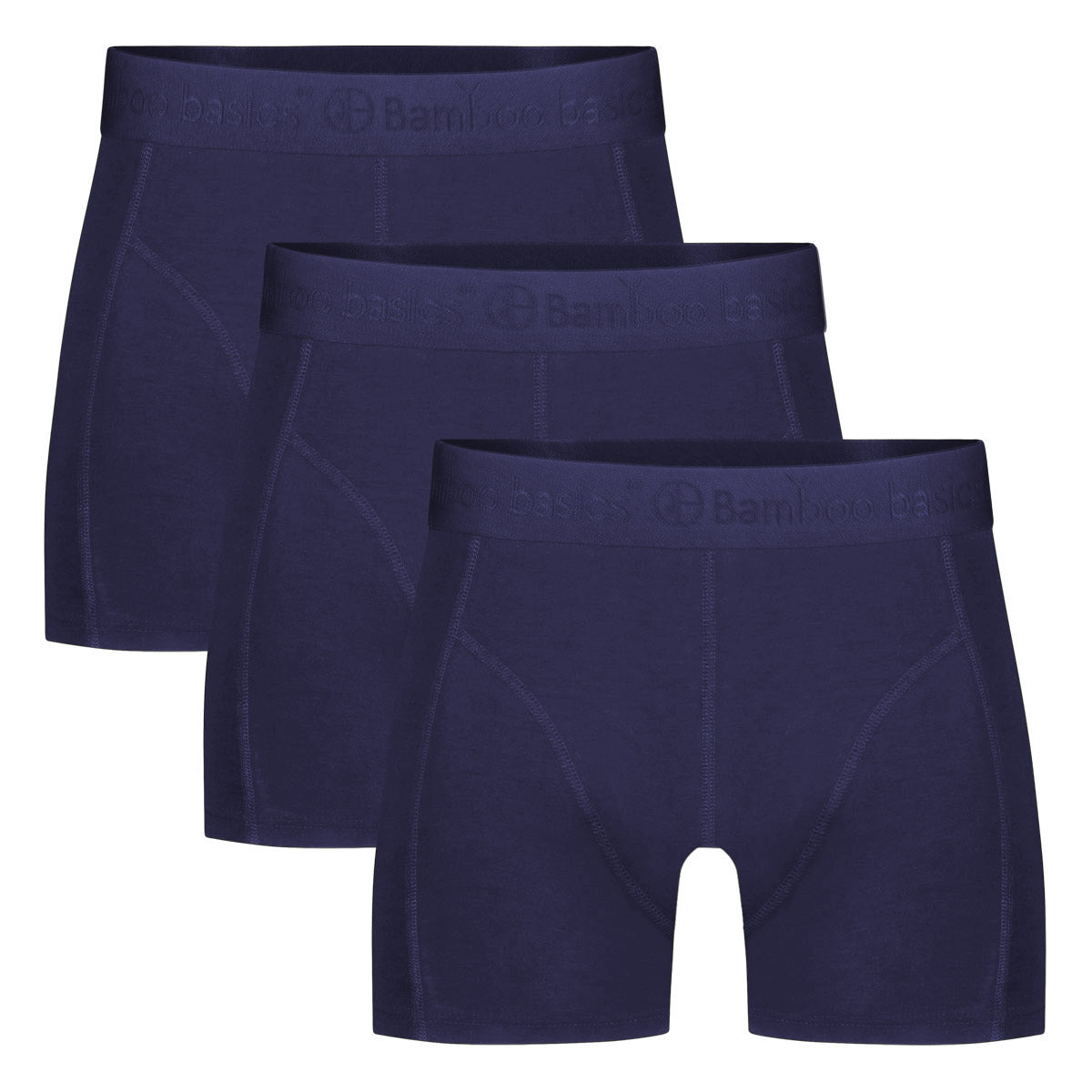 Bamboo Basics Boxershorts Rico  - Navy Ton Sur Ton - pack shot