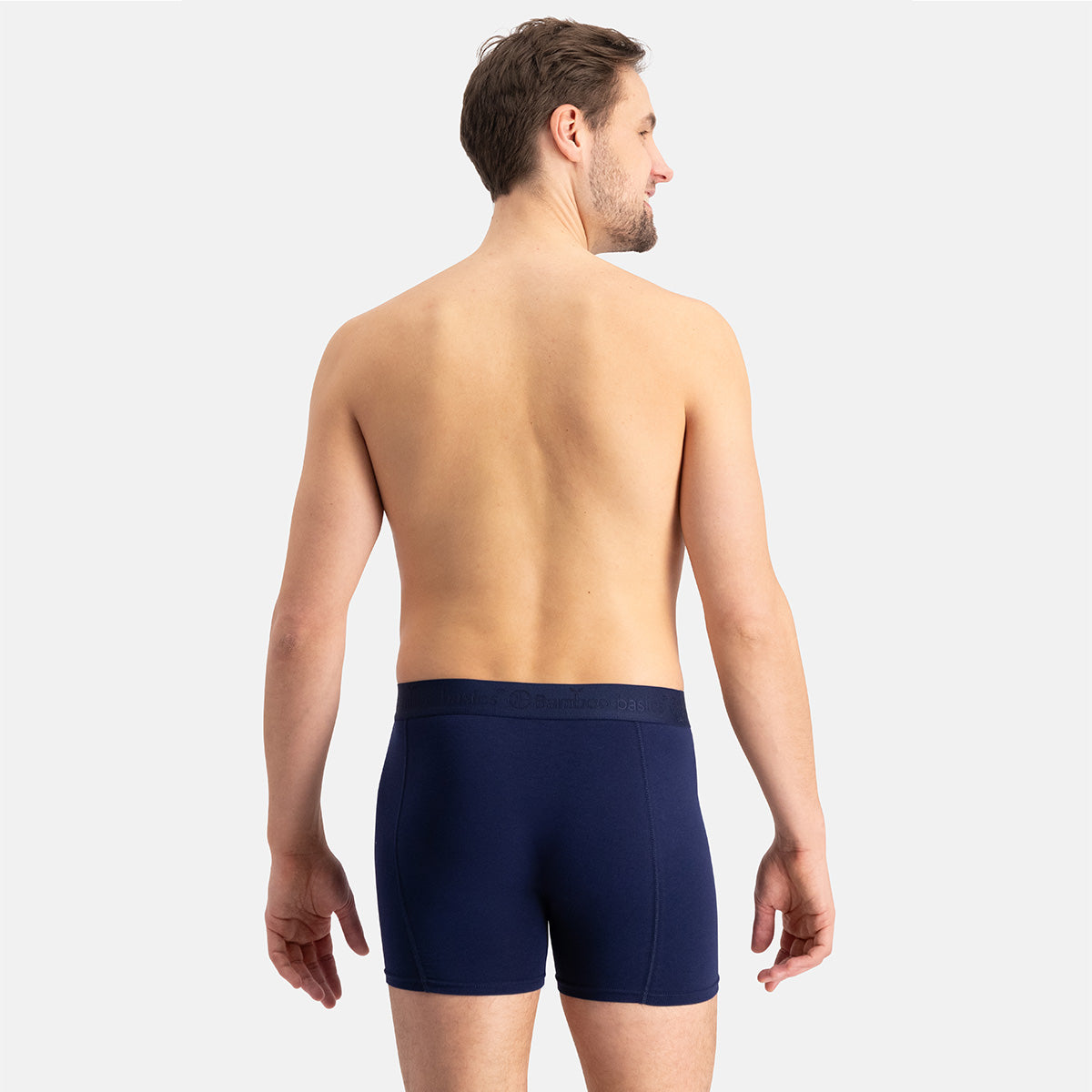 Bamboo Basics - Boxershorts Rico  - Navy Ton Sur Ton
