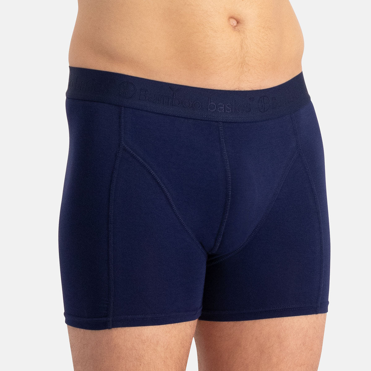 Bamboo Basics - Boxershorts Rico  - Navy Ton Sur Ton