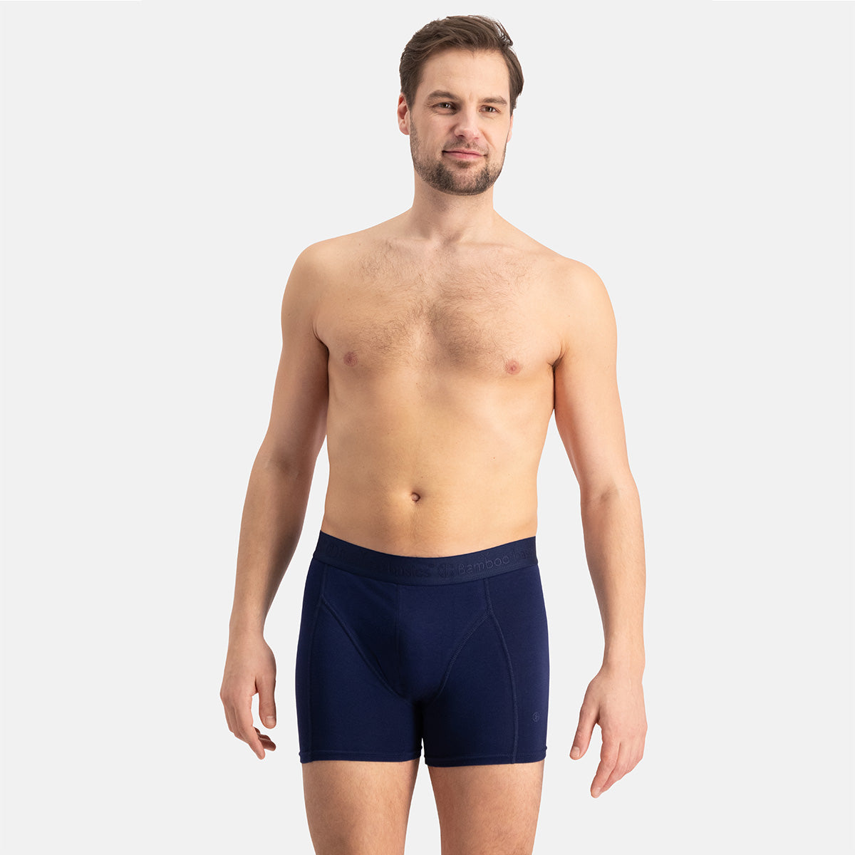 Bamboo Basics - Boxershorts Rico  - Navy Ton Sur Ton