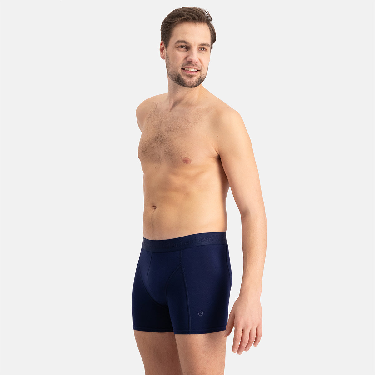 Bamboo Basics - Boxershorts Rico  - Navy Ton Sur Ton