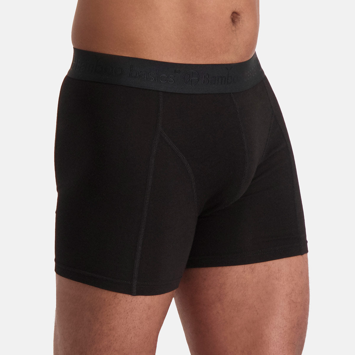 Bamboo Basics - Boxershorts Rico  - Zwart, Jeans Melange, Blauw & Army