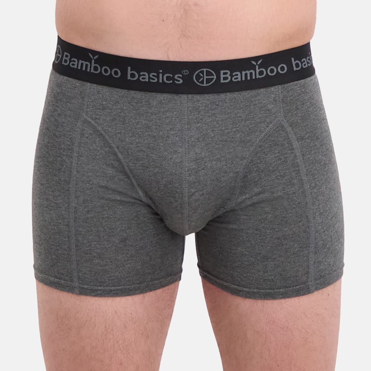 Bamboo Basics - Boxershorts Rico  -  Blauw, Grijs & Rood