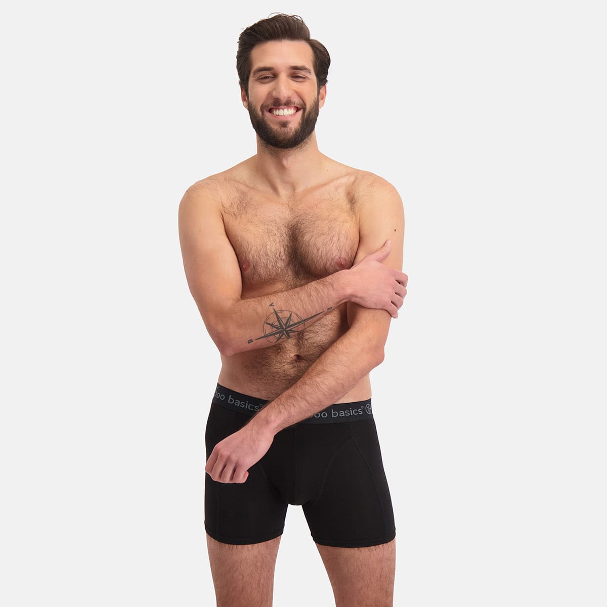 Bamboo Basics - Boxershorts Rico  - Navy, Army & Zwart