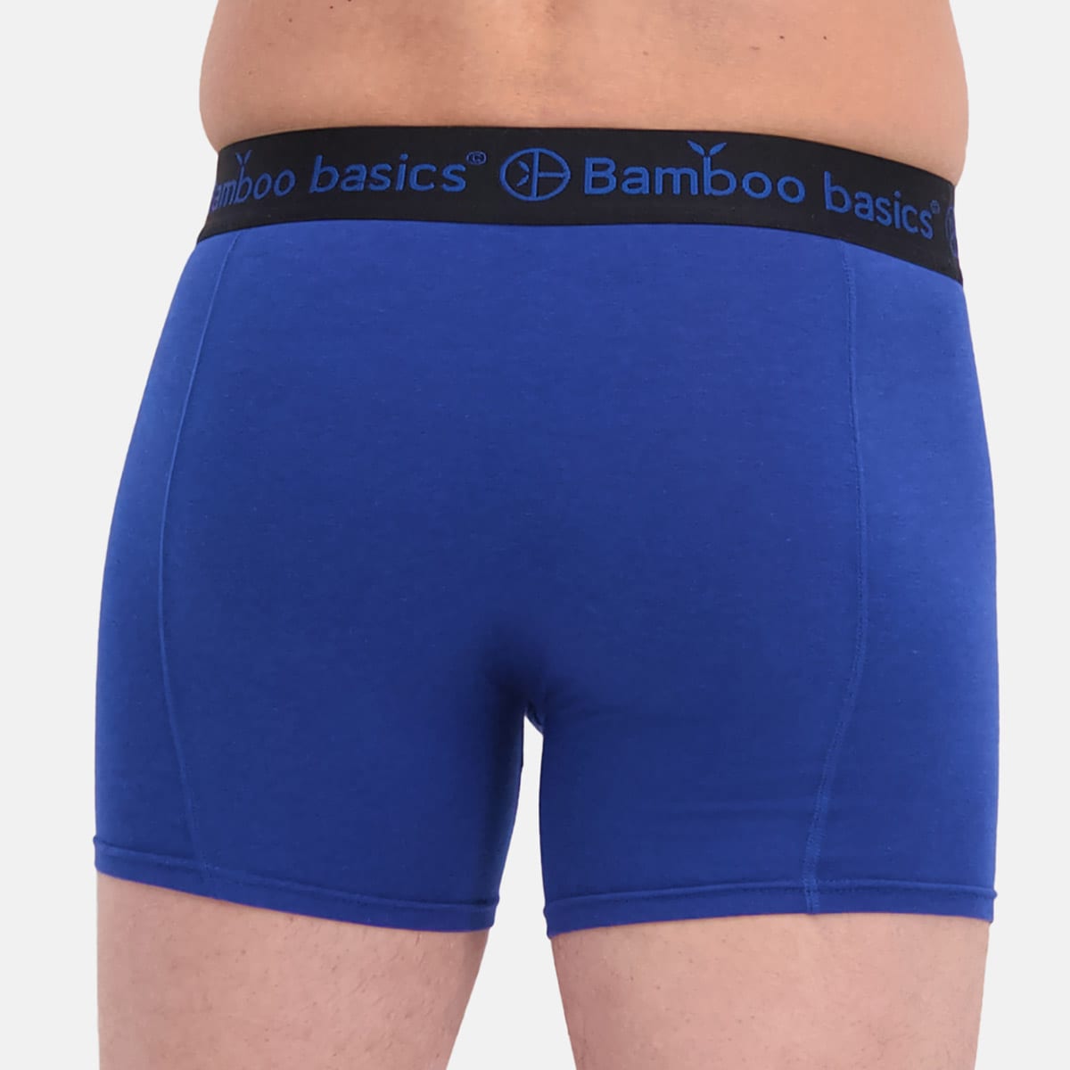 Bamboo Basics - Boxershorts Rico  -  Blauw, Grijs & Rood