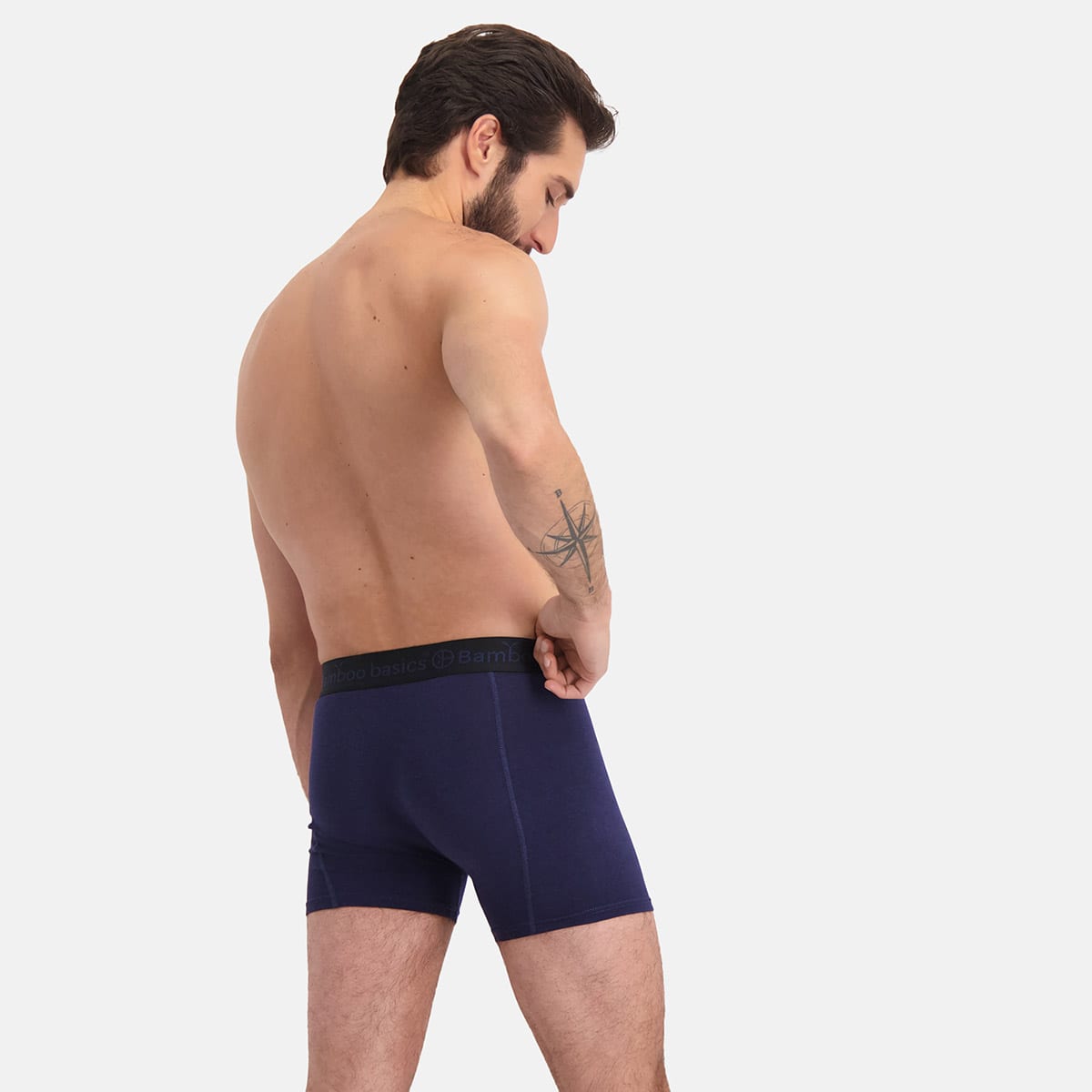 Bamboo Basics - Boxershorts Rico  - Navy, Army & Zwart