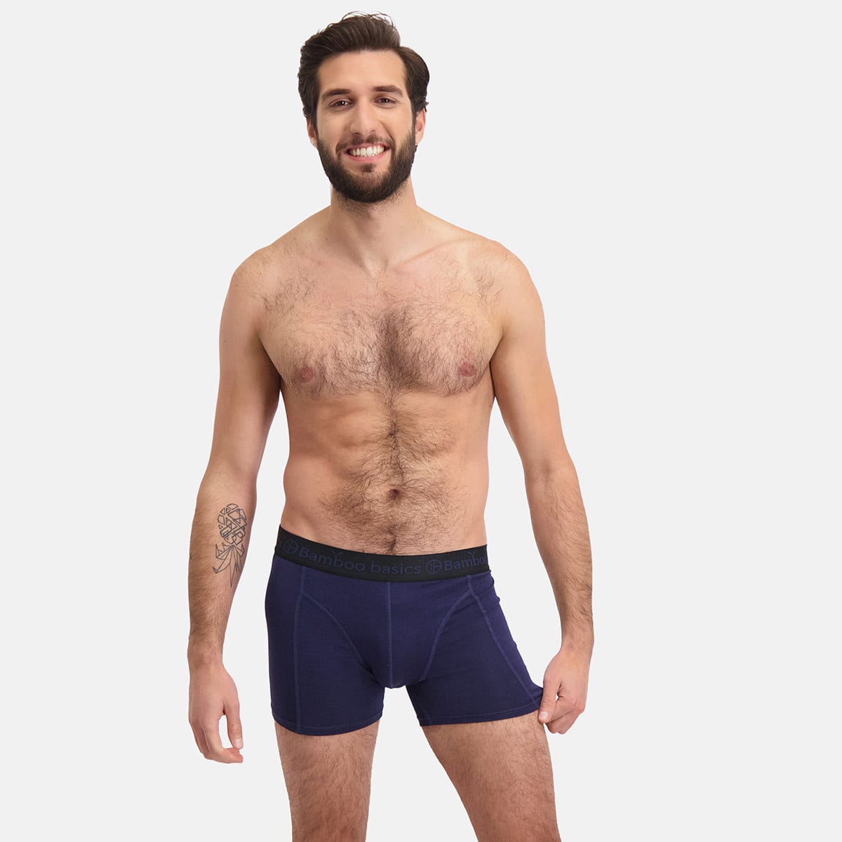 Bamboo Basics - Boxershorts Rico  - Navy, Army & Zwart