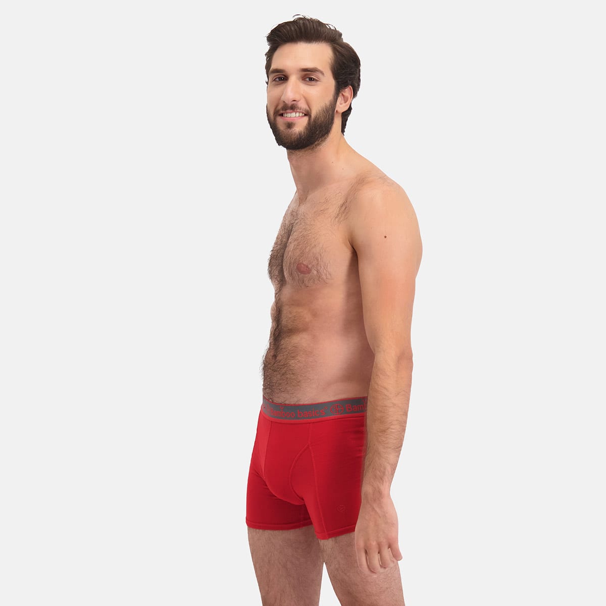 Bamboo Basics - Boxershorts Rico  - Zwart, Navy en Rood