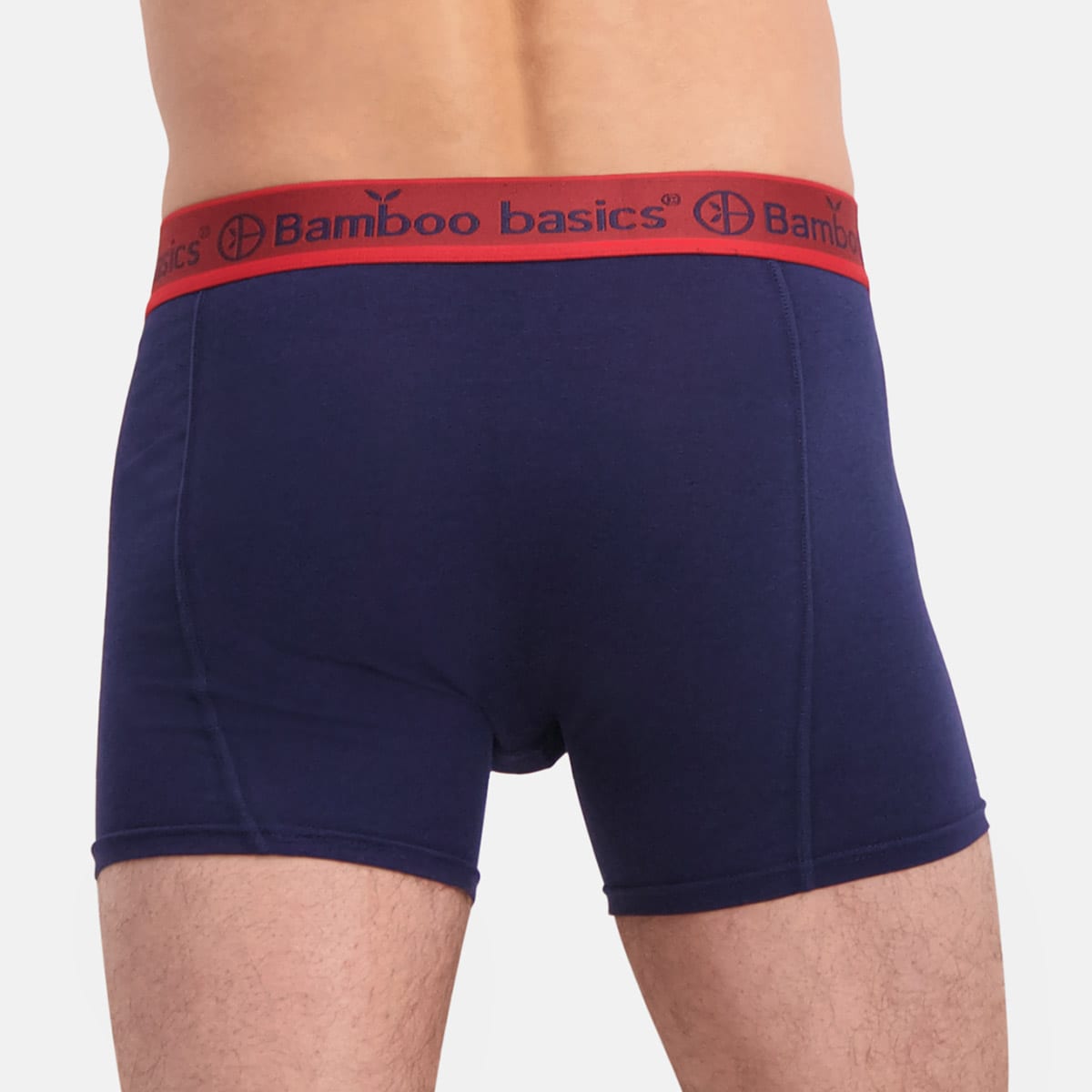 Bamboo Basics - Boxershorts Rico  - Zwart, Navy en Rood