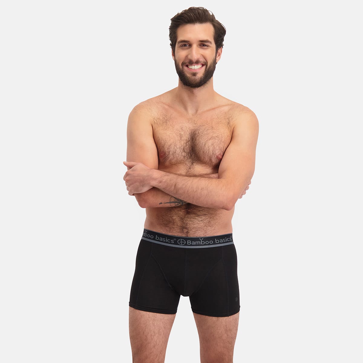 Bamboo Basics - Boxershorts Rico  - Navy, Zwart & Zwart