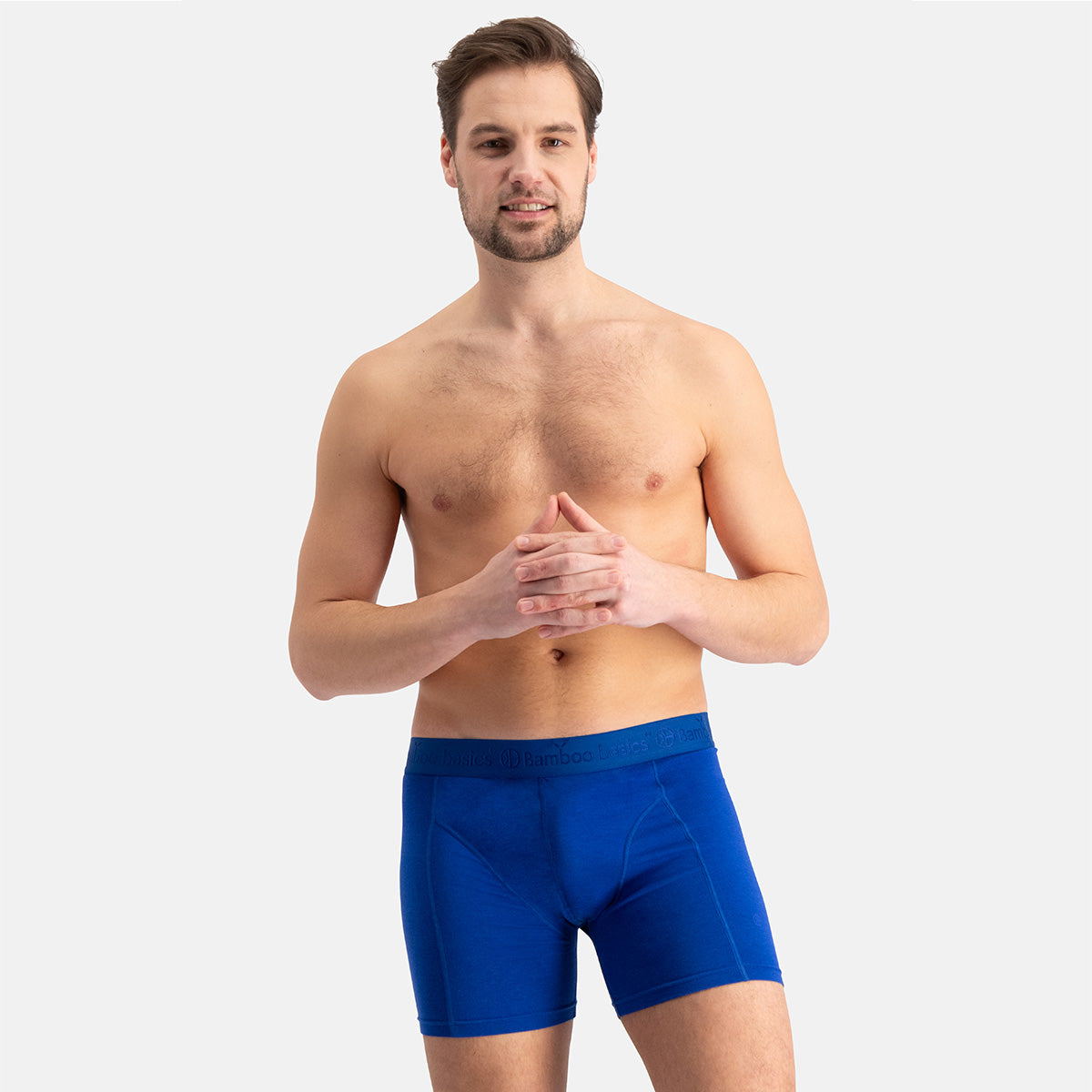 Boxershorts Rico - Jeans Melange, Grey Melange & Blauw Ton Sur Ton