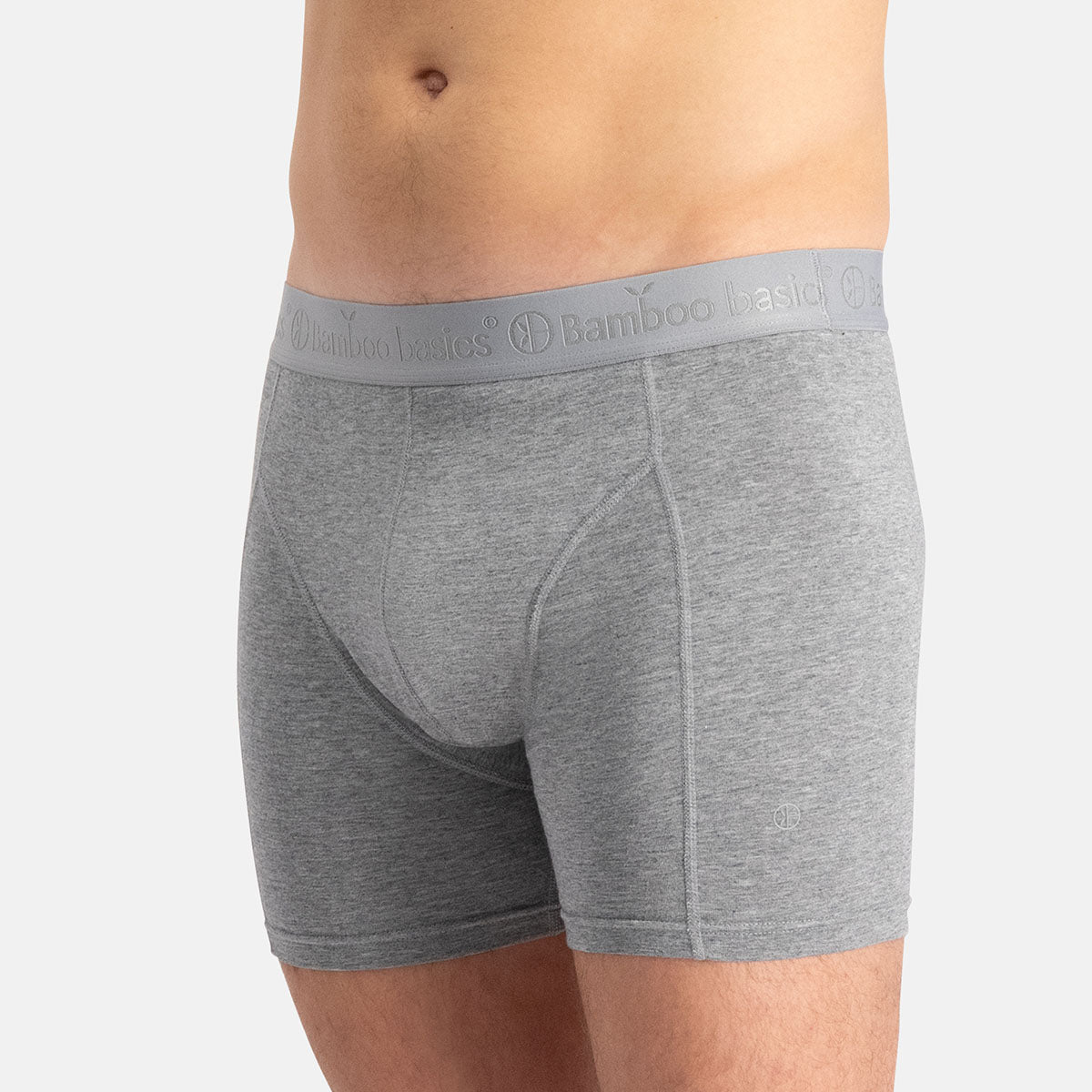 Boxershorts Rico - Jeans Melange, Grey Melange & Blauw Ton Sur Ton