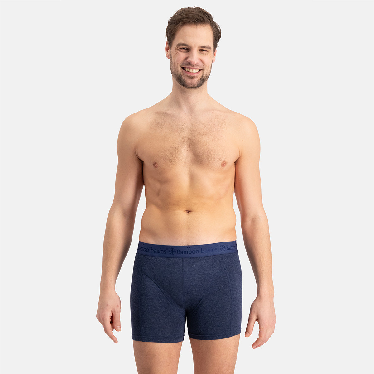 Bamboo Basics - Boxershorts Rico  - Zwart, Navy, Army, Blauw, Jeans Melange & Grey Melange