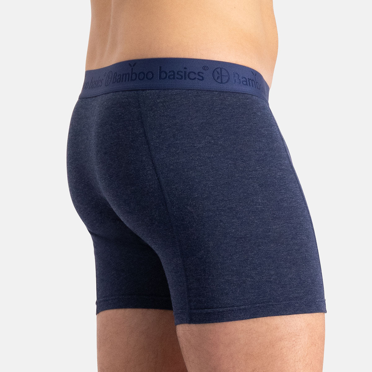 Bamboo Basics - Boxershorts Rico  - Zwart, Jeans Melange, Blauw & Army