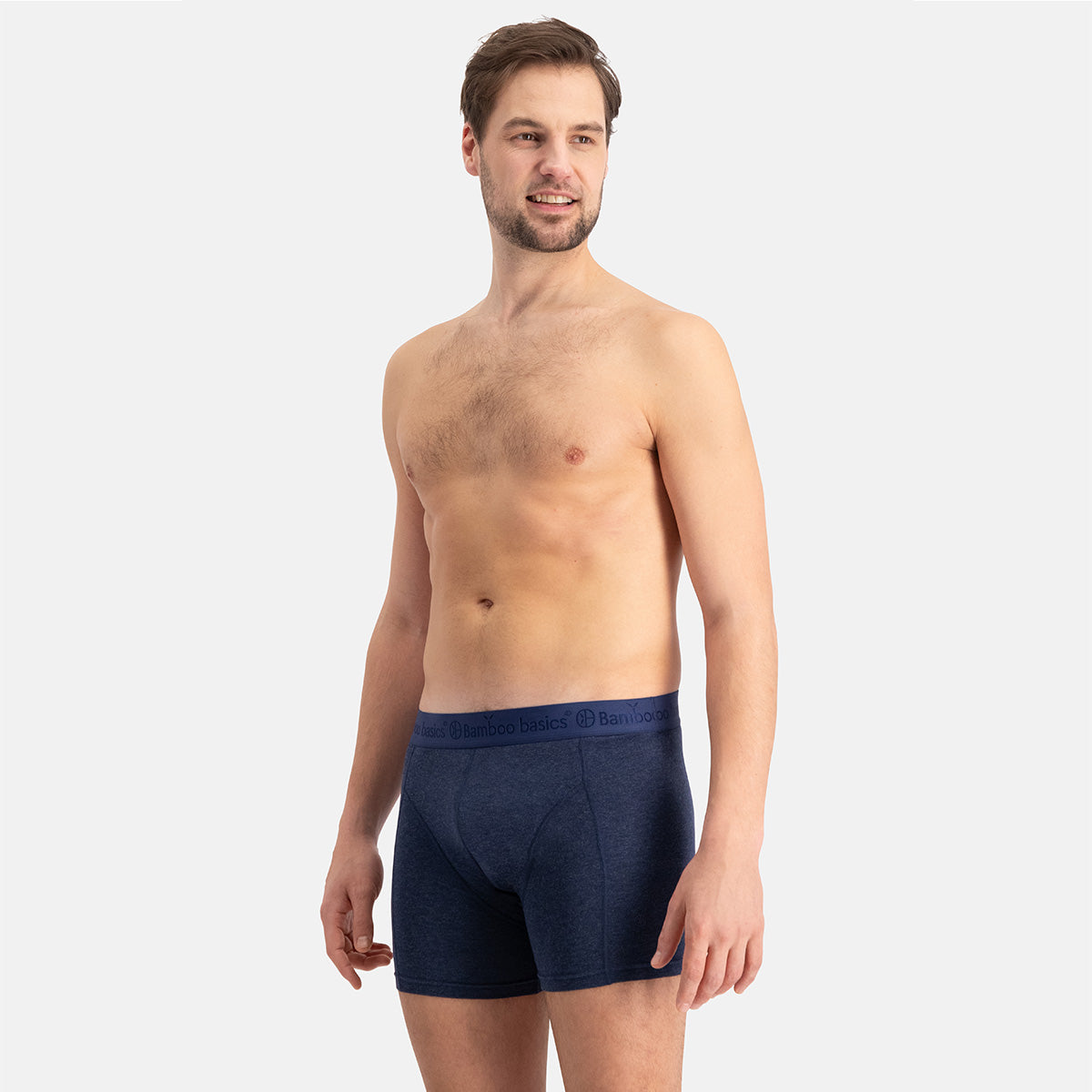 Bamboo Basics - Boxershorts Rico  - Zwart, Jeans Melange, Blauw & Army
