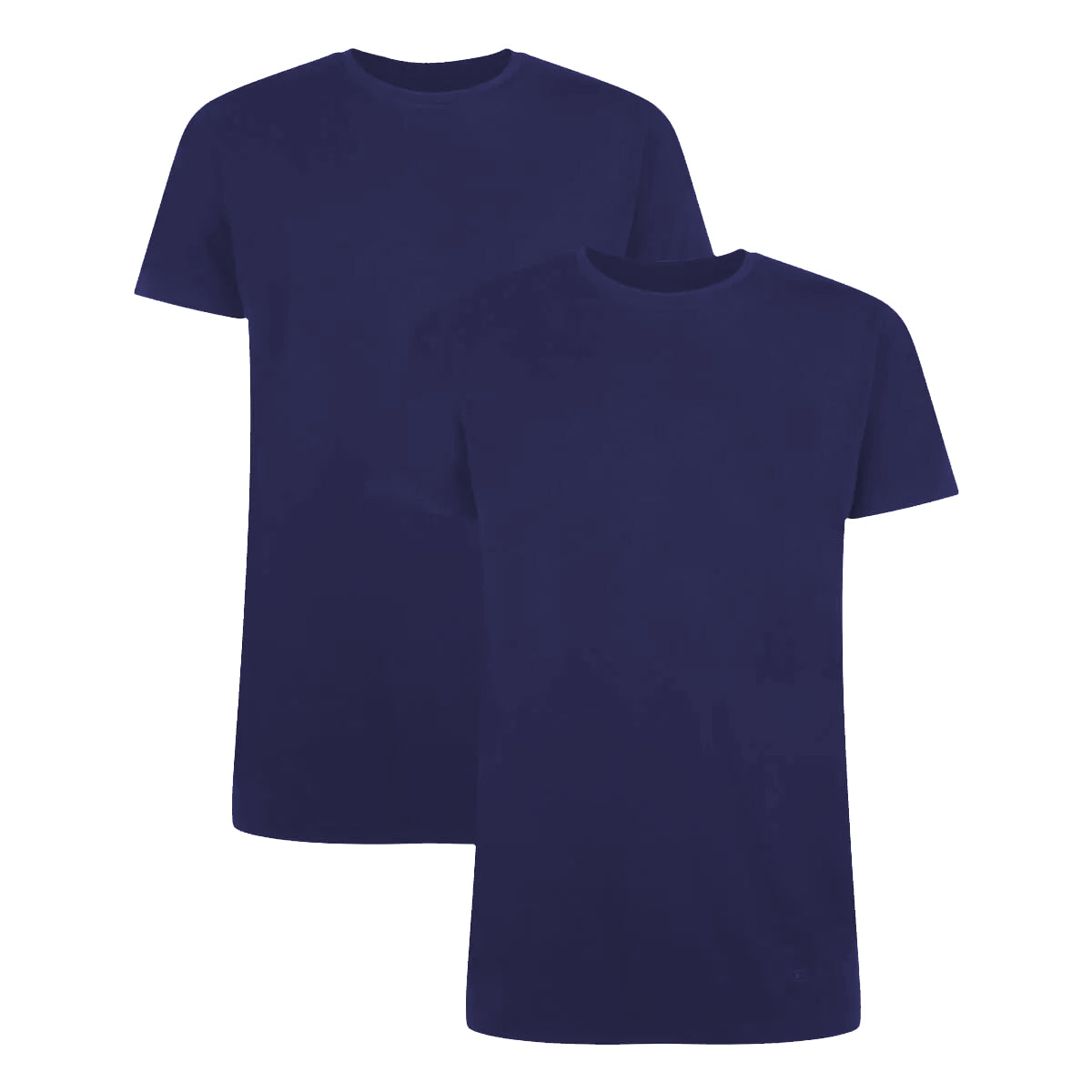 Bamboo Basics T-Shirts Ruben ronde hals  - Navy - pack shot