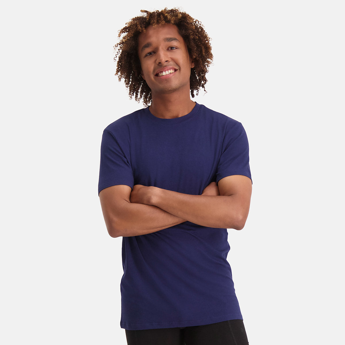 Bamboo Basics - T-Shirts Ruben ronde hals  - Navy