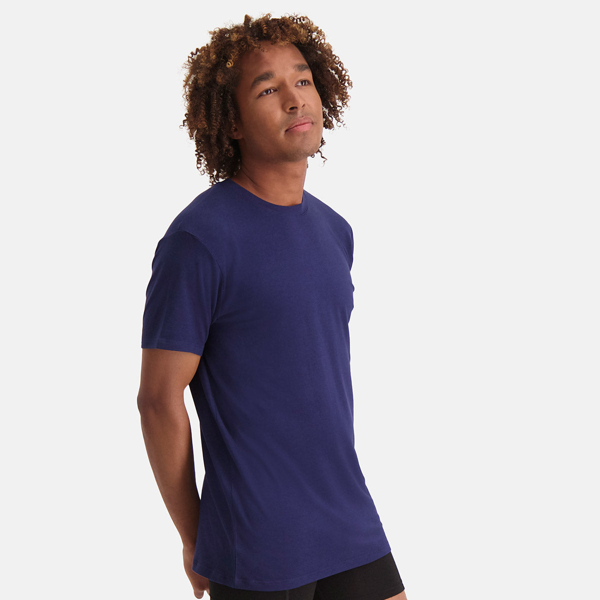 Bamboo Basics - T-Shirts Ruben ronde hals  - Navy