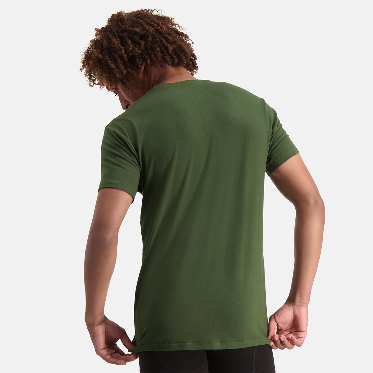 Bamboo Basics - T-Shirts Ruben ronde hals  - Army