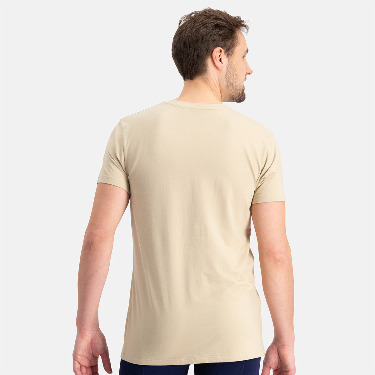 T-Shirts Ruben ronde hals -  Khaki