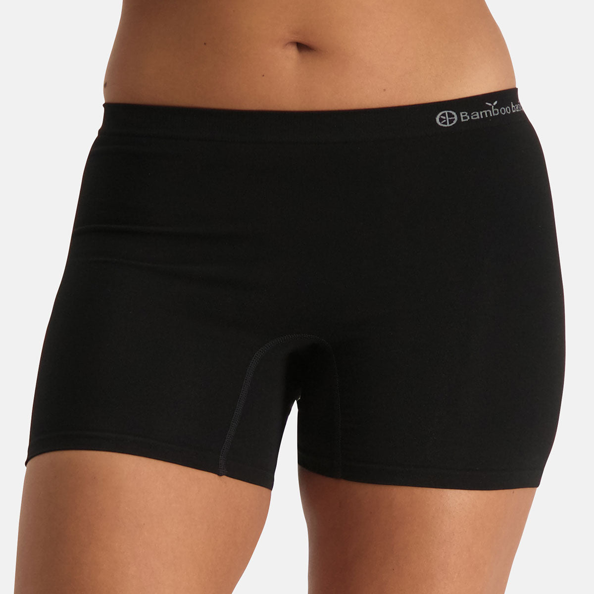 Bamboo Basics - Seamless Boxershorts Selena  - Zwart