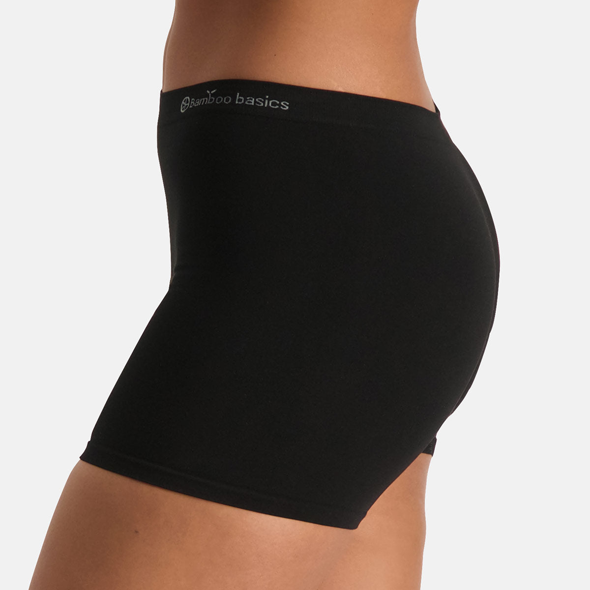 Bamboo Basics - Seamless Boxershorts Selena  - Zwart