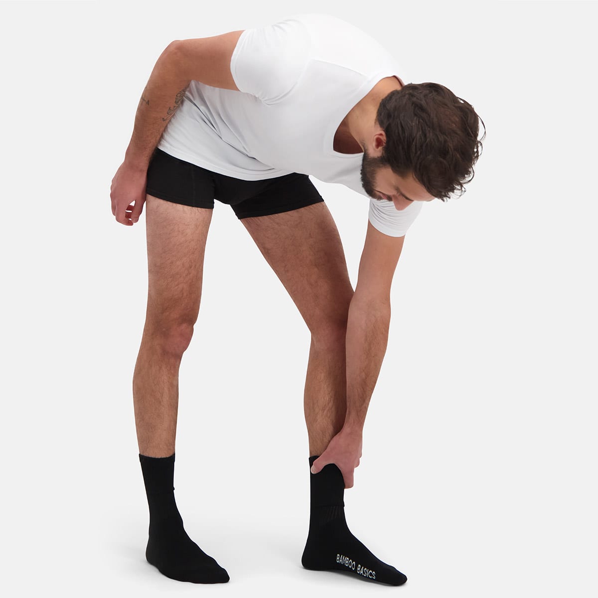 Bamboo Basics - Outdoor sokken Senna  - Zwart