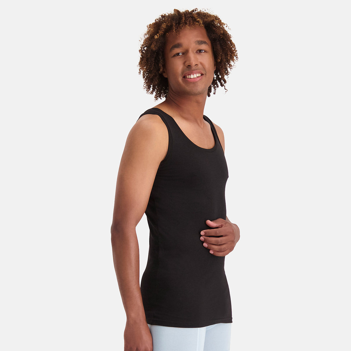 Bamboo Basics - Singlet Stef  - Zwart