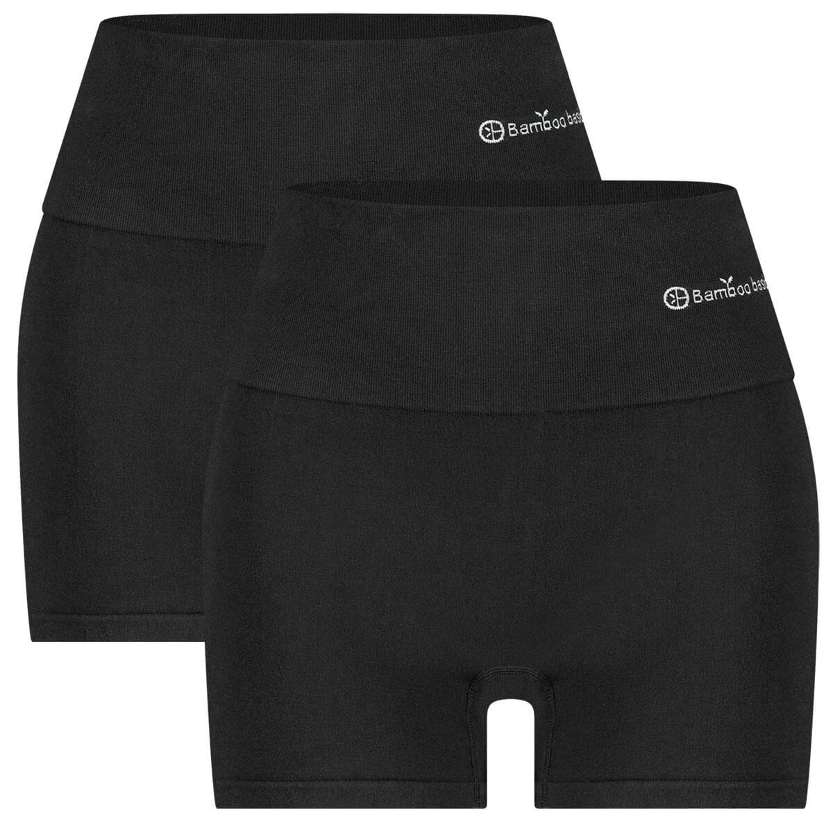 Bamboo Basics Seamless Light Control Boxershorts Stella  - Zwart - pack shot