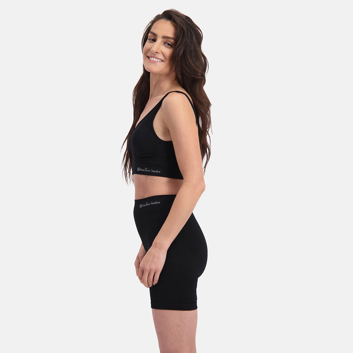Bamboo Basics - Seamless Biker Short Suze - Zwart