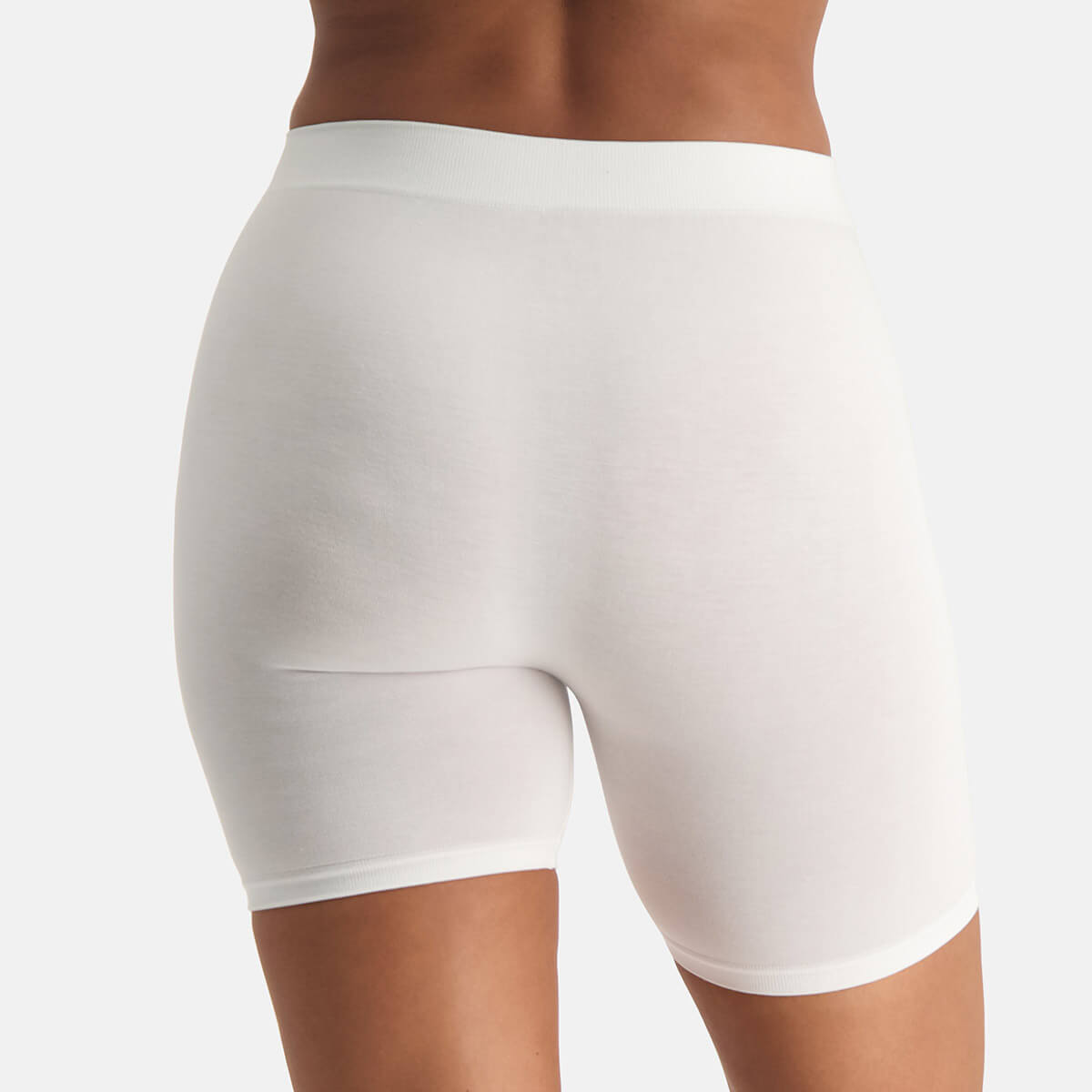 Bamboo Basics - Seamless Biker Short Suze - Wit