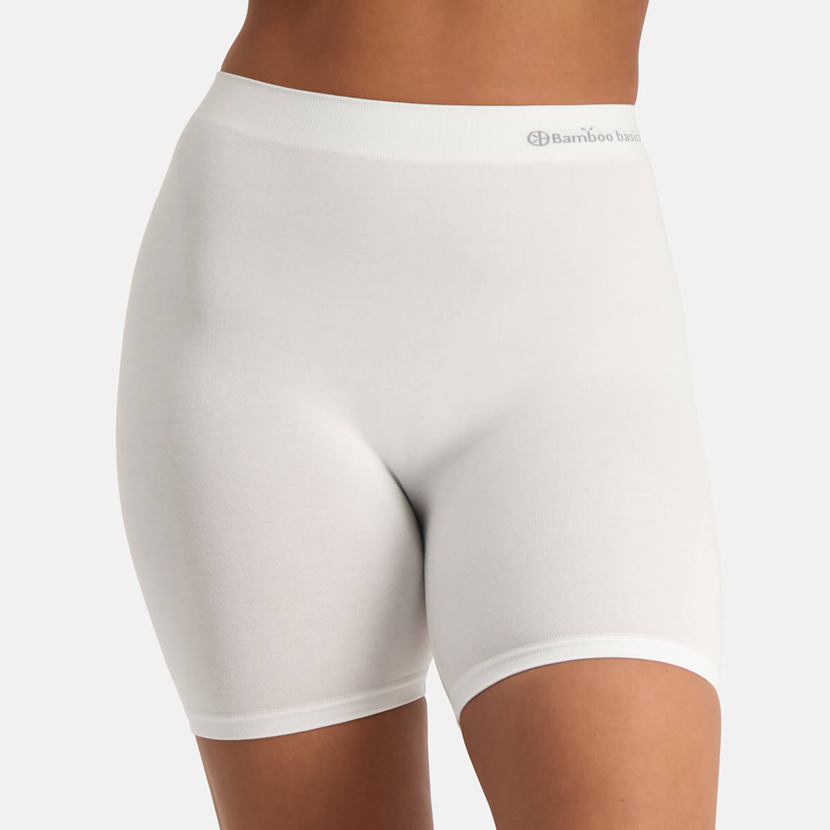 Bamboo Basics - Seamless Biker Short Suze - Wit