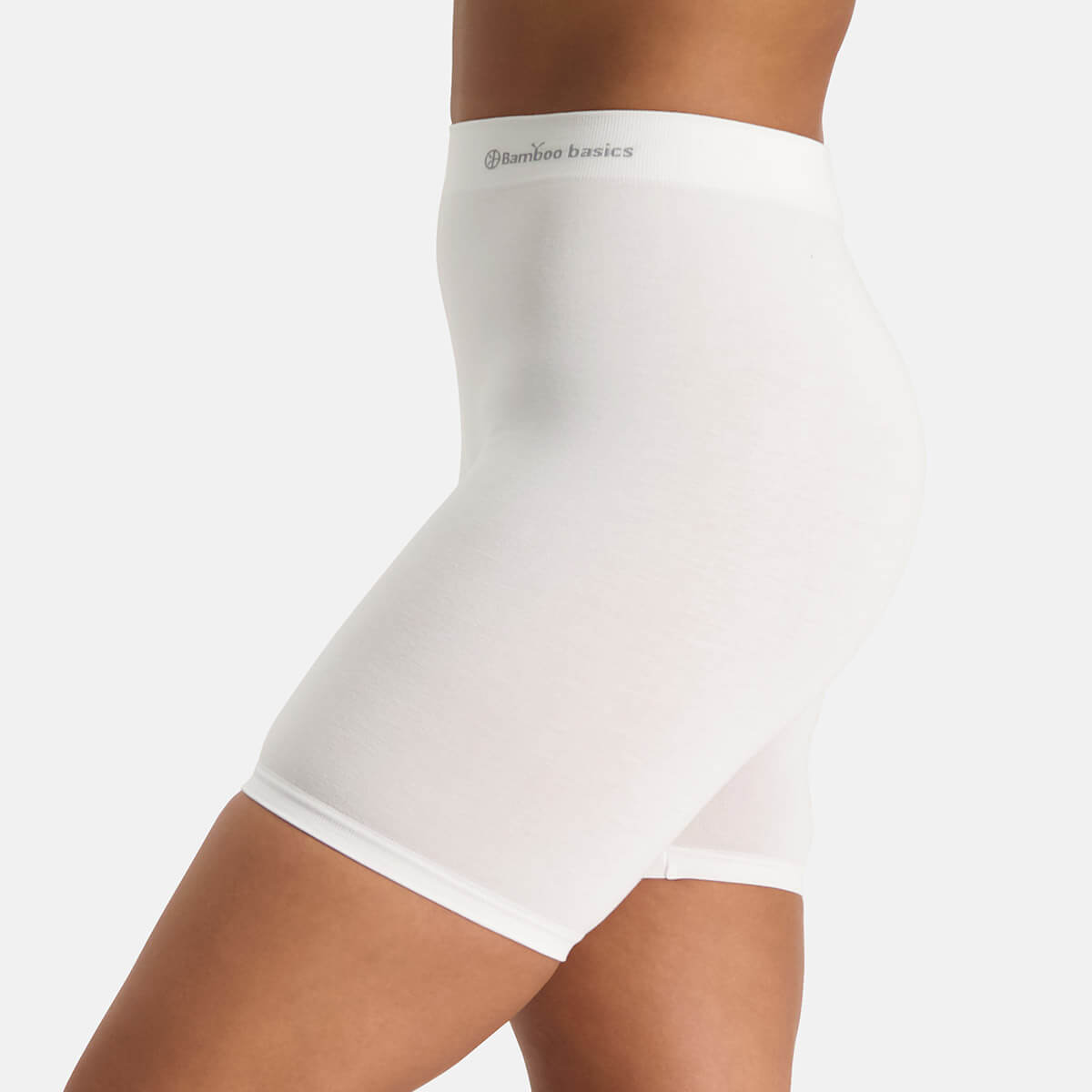 Bamboo Basics - Seamless Biker Short Suze - Wit