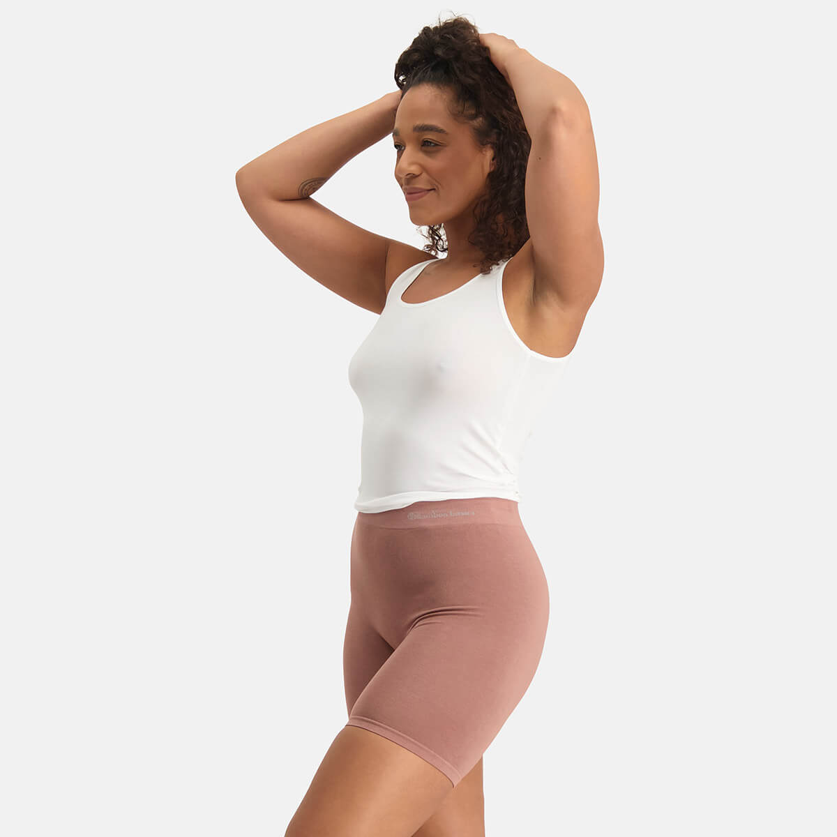Bamboo Basics - Seamless Biker Short Suze - Tan